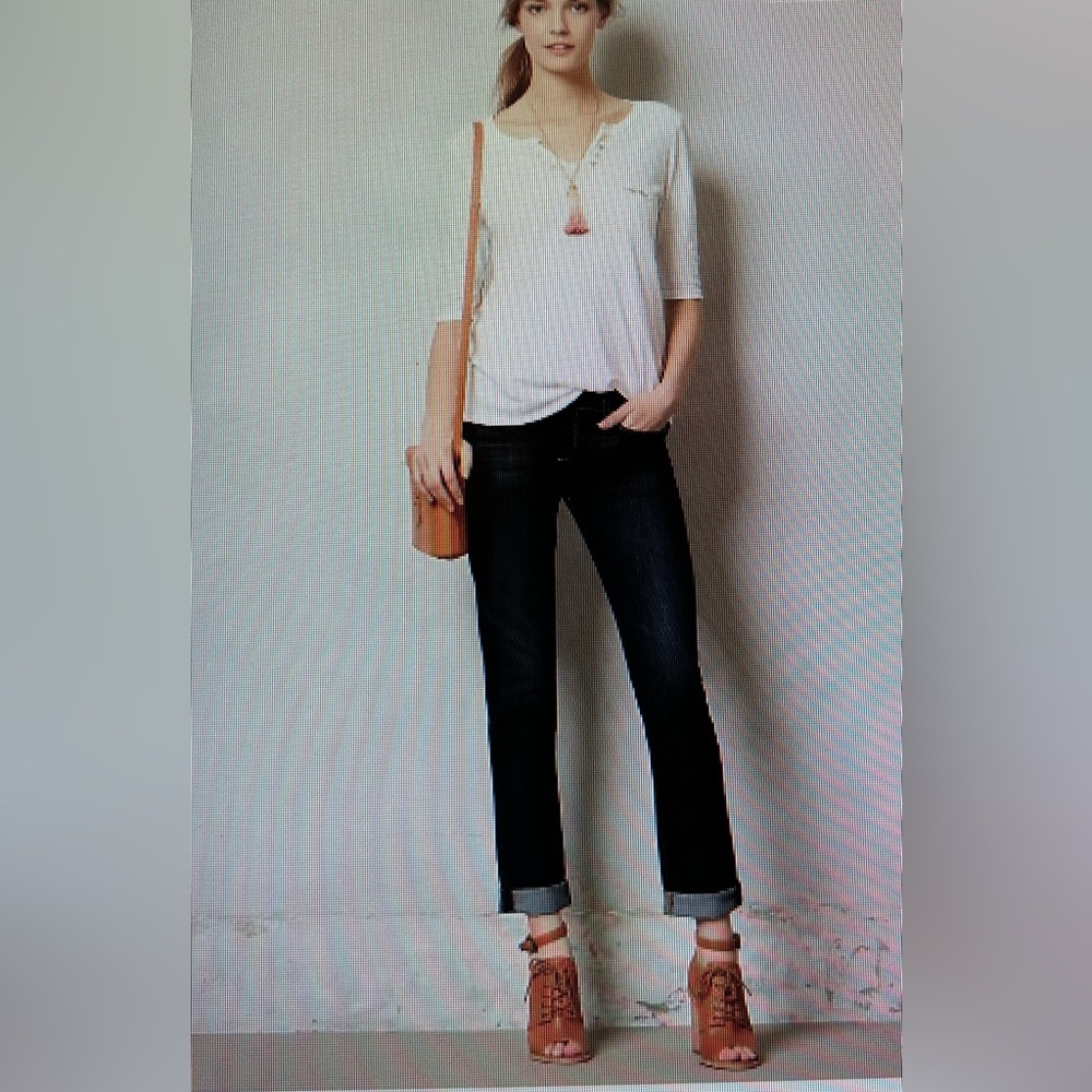 PAIGE. Jimmy Jimmy Boot cut blue jeans. Size 27